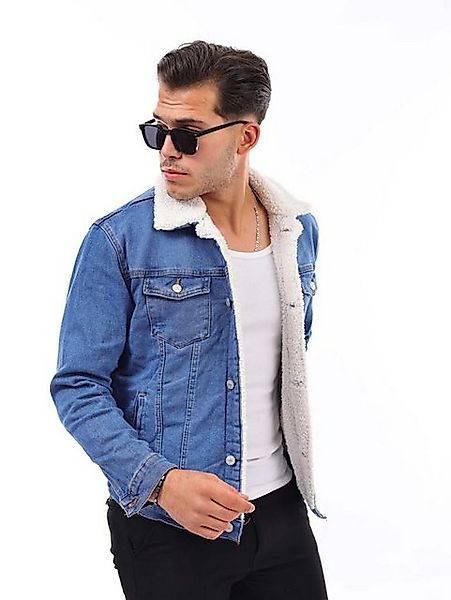 Megaman Jeans Jeansjacke Jeans Sweatjacke Herren Übergangsjacke Denim Gefüt günstig online kaufen