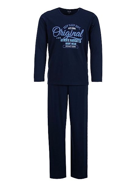 Henry Terre Schlafanzug Pyjama Set Langarm - Original Authentic Nightwear günstig online kaufen