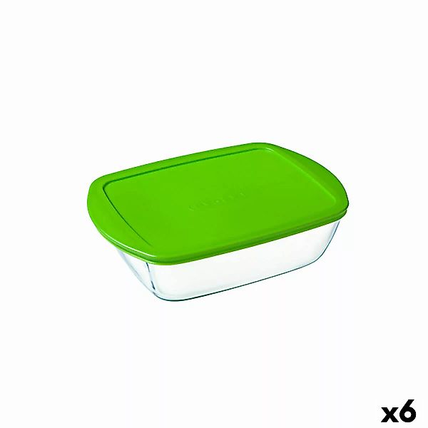 Rechteckige Lunchbox Mit Deckel Pyrex Cook & Store 17,9 X 10,8 X 5,3 Cm Grü günstig online kaufen