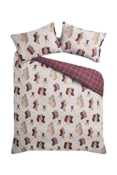 Next Bett-Set Angeraute Wende-Bettwäsche Weihnachten, Bezug: Baumwolle günstig online kaufen