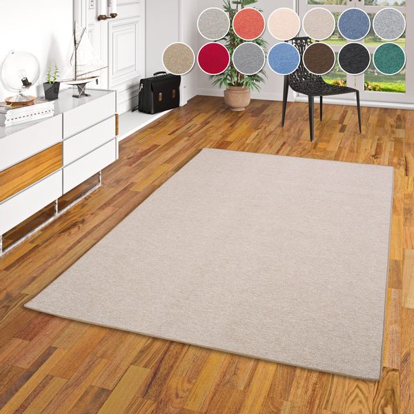 my home Teppich "Fortis, Schlinge, Made in Netherlands" rund 5 mm Höhe Uni günstig online kaufen