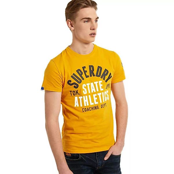 Superdry Track&field Graphic 185 Kurzarm T-shirt M Utah Gold günstig online kaufen
