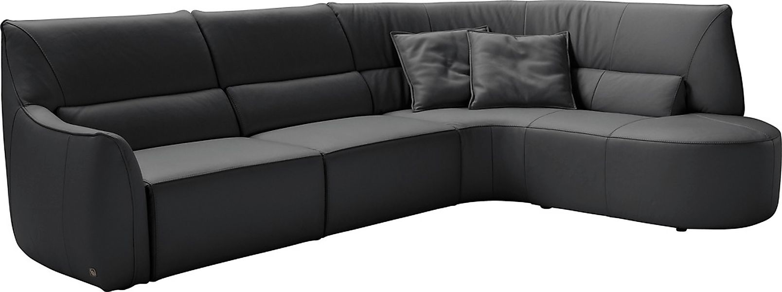 Egoitaliano Ecksofa "Puffy, extravagant & edel, Retro Designsofa, hoher Sit günstig online kaufen