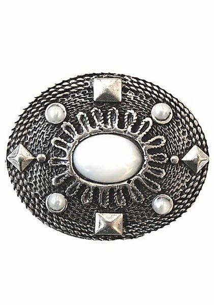 Rettungsring Gürtel Gürtelschnalle Wechselschnalle "Oval Mit Weißem Stein" günstig online kaufen