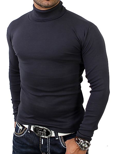 Reslad Strickpullover Reslad Herren Rollkragenpullover Männer günstig online kaufen