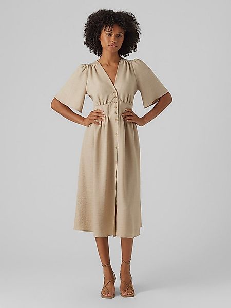 Vero Moda Midikleid VMMELANEY 2/4 BLK DRESS WVN NOOS Sommerkleid günstig online kaufen