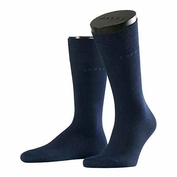 Esprit Herren Socken Set 2 Paar Uni Socken 39-46 mit Logo - Farbauswahl günstig online kaufen