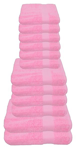 Julie Julsen Handtücher 12-Handtücher-Babyrosa, Baumwolle (12-St) günstig online kaufen