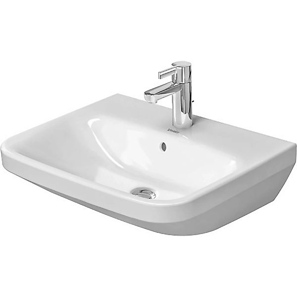 Duravit Waschbecken DuraStyle 55 cm Weiß mit Überlauf 1 Hahnloch günstig online kaufen