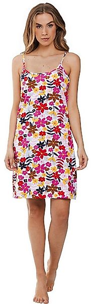 Rebelle Nachthemd Damen Schlafshirt mit Spaghetti Träger (1-tlg) Baumwolle günstig online kaufen