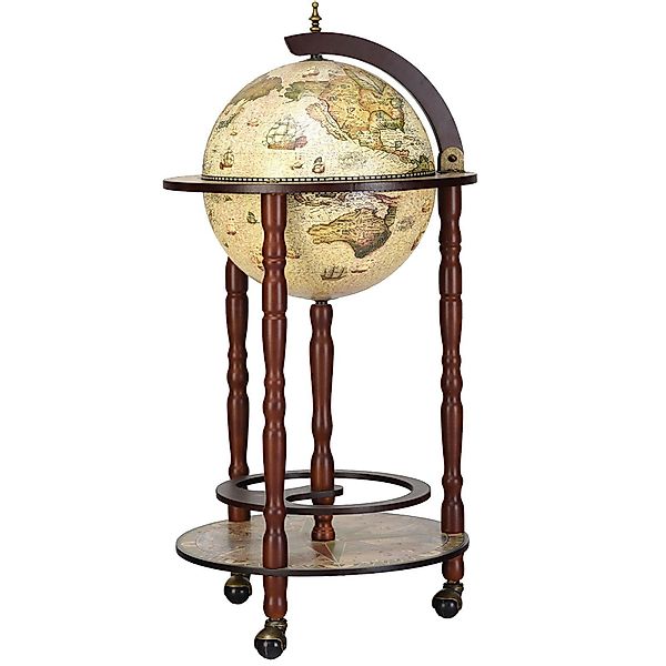 KOMFOTTEU Bartisch Globus Barwagen, Weinregal, Hausbar, günstig online kaufen