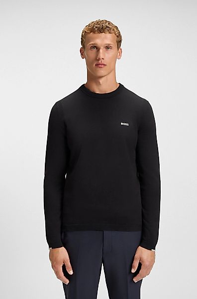 BOSS GREEN Rundhalspullover "K Ever-X CN", mit Logo-Schriftzug günstig online kaufen