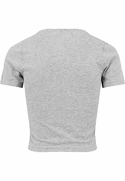 Merchcode T-Shirt "Merchcode Damen Ladies Be Happy Cropped Tee", (1 tlg.) günstig online kaufen