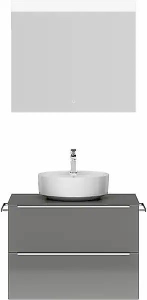 nobilia® Badmöbel-Set »Alvene« vormontiert, mit Soft-Close, 2 Stk. tlg. günstig online kaufen