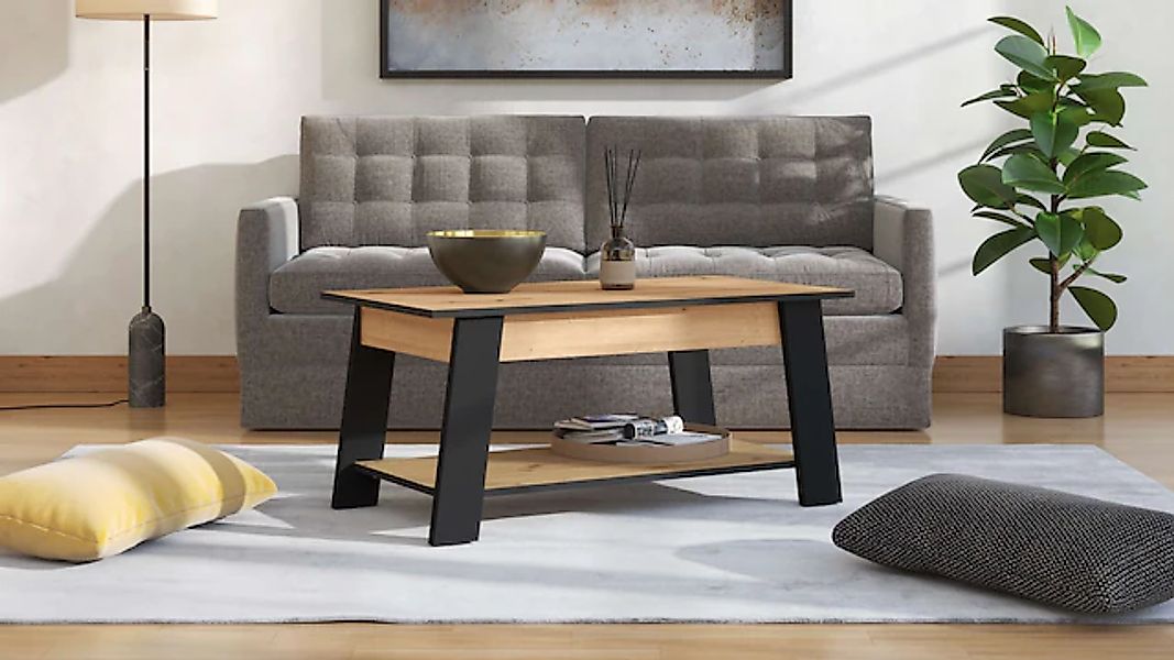 Home affaire Couchtisch »Piave Kaffeetisch, 101 cm, in trendigen Farben, mo günstig online kaufen