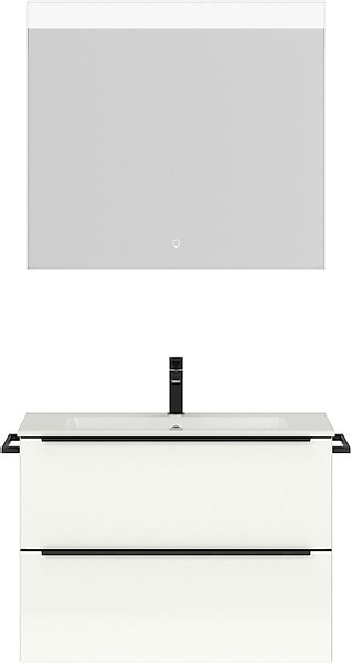 nobilia® Badmöbel-Set »Levere« vormontiert, mit Soft-Close, 2 Stk. tlg. Hoc günstig online kaufen