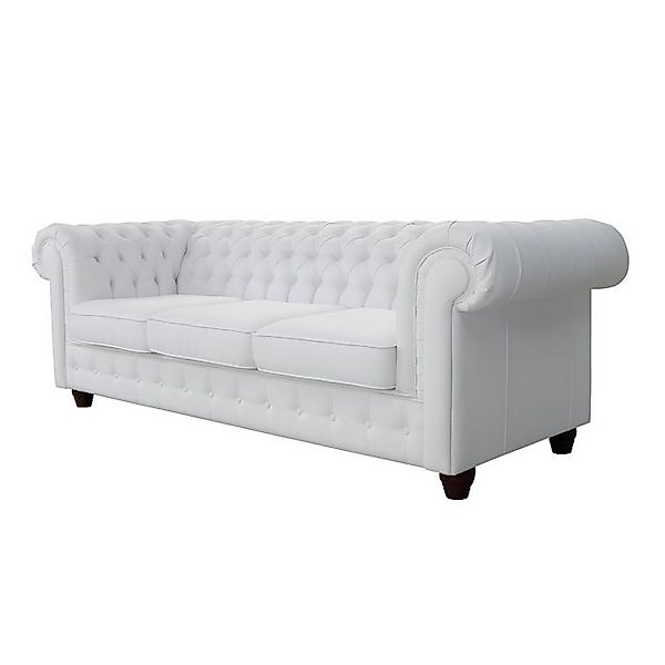 JVmoebel Sofa -Chesterfield Sofagarnitur Sofa 3+1+1 Couch Polster Set Sofas günstig online kaufen