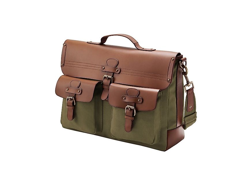 DRAKENSBERG Umhängetasche Aktentasche »Milo« Grün, Herren Schultertasche mi günstig online kaufen