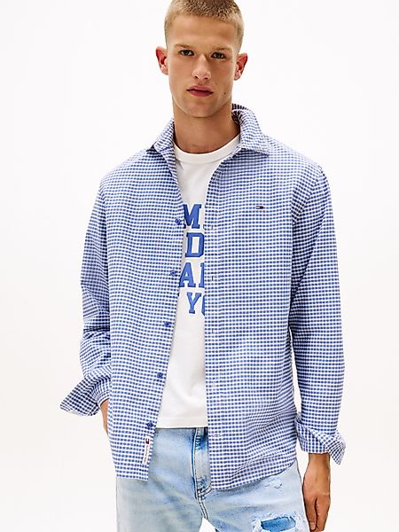 Tommy Jeans Langarmhemd TJM OXFORD CHECK günstig online kaufen