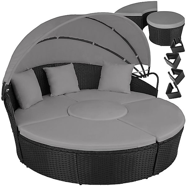 tectake Loungeset Rattan Sonneninsel, (Set., 5-tlg), günstig online kaufen
