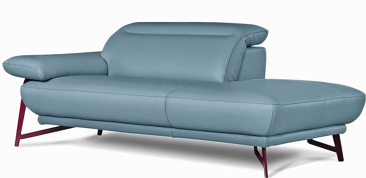 Egoitaliano Ottomane "Anais, Designsofa mit hohem Sitzkomfort, Designfuß", günstig online kaufen