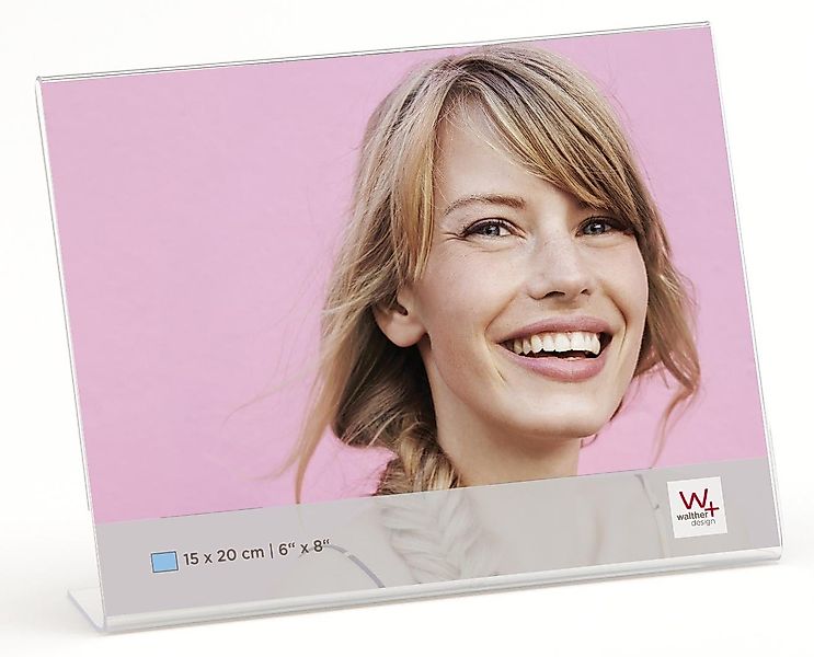 Walther Bilderrahmen ASQ1520 Acryl Rahmen 15x20cm Querformat günstig online kaufen