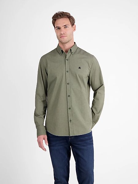 LERROS Langarmhemd "Oxford Solid" mit Button-Down-Kragen günstig online kaufen