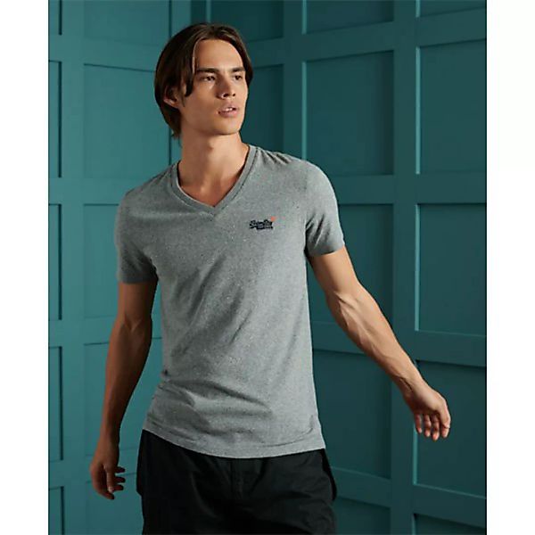 Superdry Orange Label Classic Kurzarm T-shirt M Noos Grey Marl günstig online kaufen