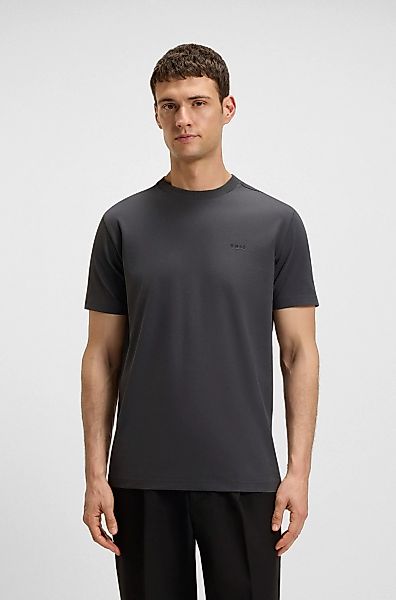 BOSS GREEN Rundhalsshirt Tee mit gummiertem günstig online kaufen