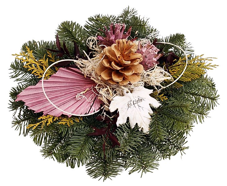 CreaFlor Home Dekokranz Grabschmuck, Handarbeit, Natur, günstig online kaufen