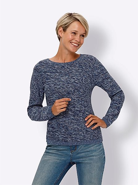 Sieh an! Strickpullover Rundhalspullover günstig online kaufen