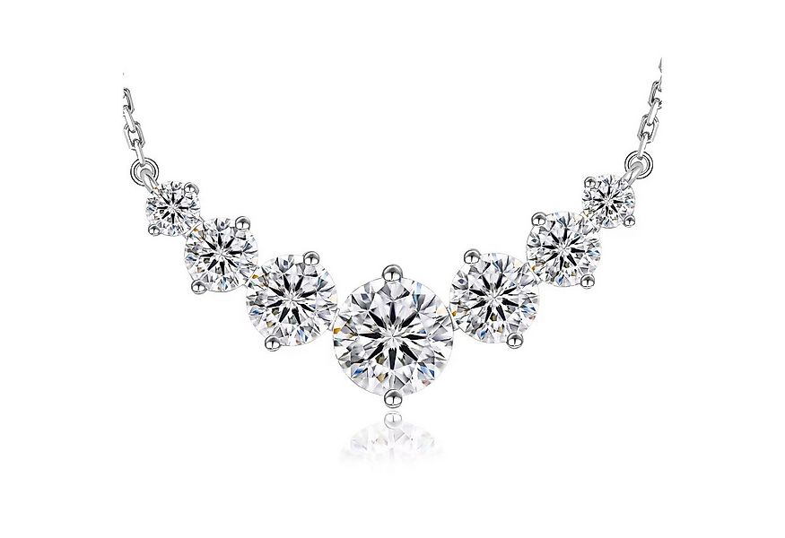 ROUGEMONT Collier Funkelnde Moissanit Collier Halskette 925 Sterling Silber günstig online kaufen