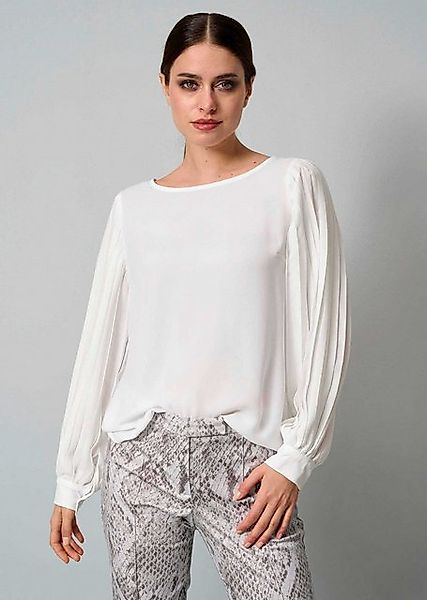 Alba Moda Langarmbluse Bluse mit Plisseeärmel günstig online kaufen