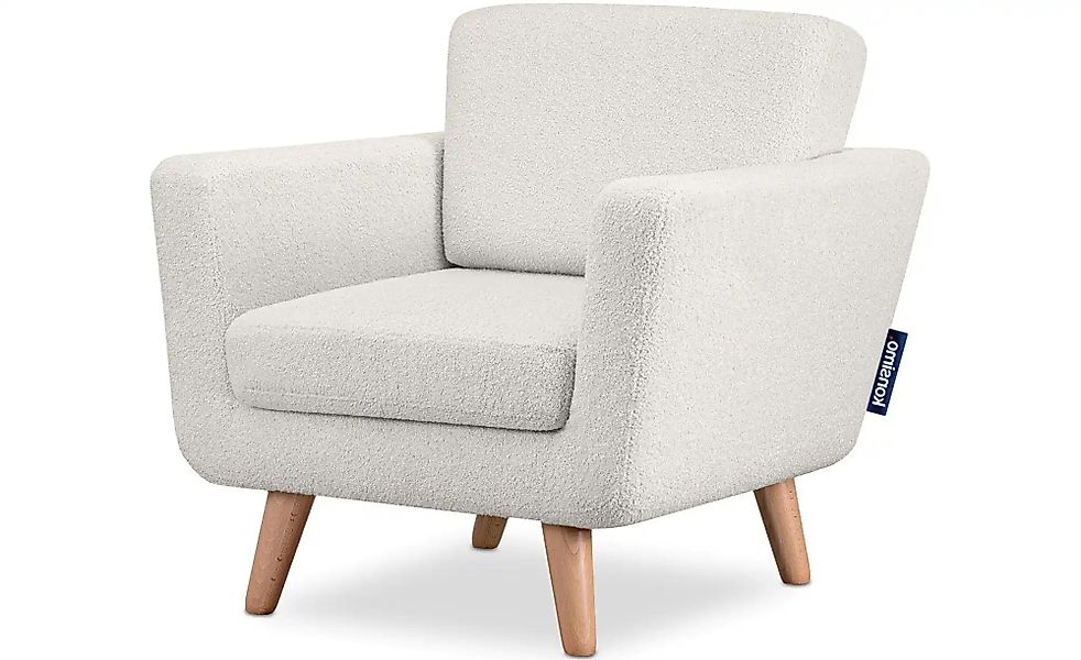 KONSIMO Sessel  Tagio ¦ weiß ¦ Maße (cm): B: 86 H: 80 Polstermöbel > Sessel günstig online kaufen