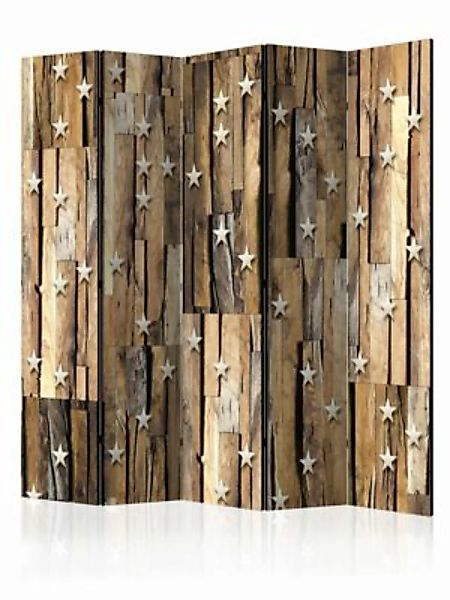 artgeist Paravent Wooden Constellation II [Room Dividers] braun/beige Gr. 2 günstig online kaufen