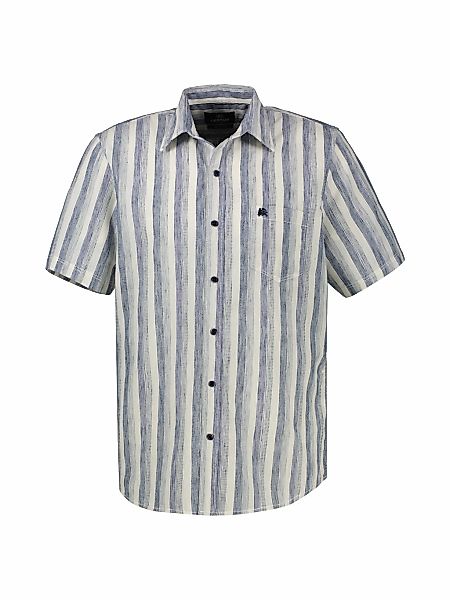 LERROS Kurzarmhemd "Kurzarmhemd gestreift und atmungsaktiv" günstig online kaufen