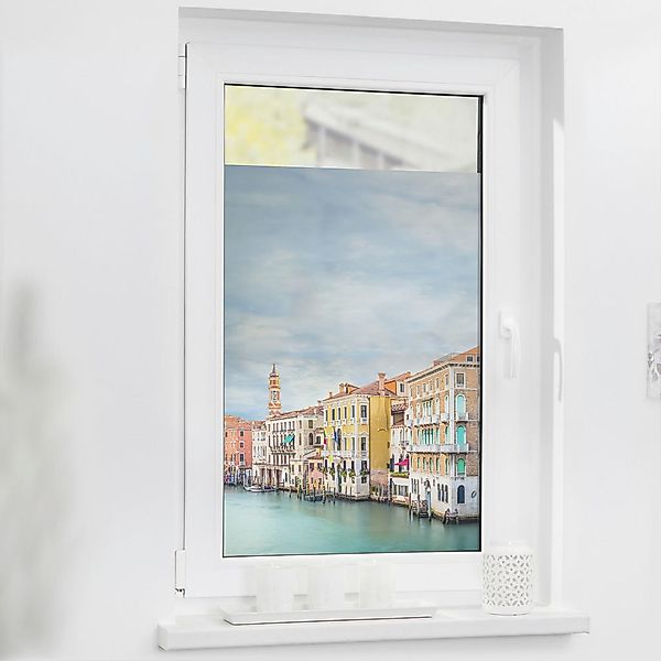 LICHTBLICK Fensterfolie Venedig Städte Venedig bunt B/L: ca. 100x100 cm günstig online kaufen