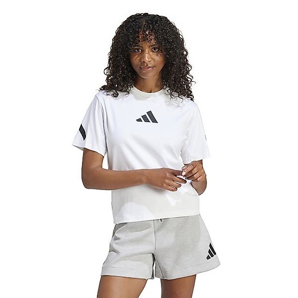 adidas Sportswear Kurzarmshirt W Z.N.E. TEE WHITE günstig online kaufen