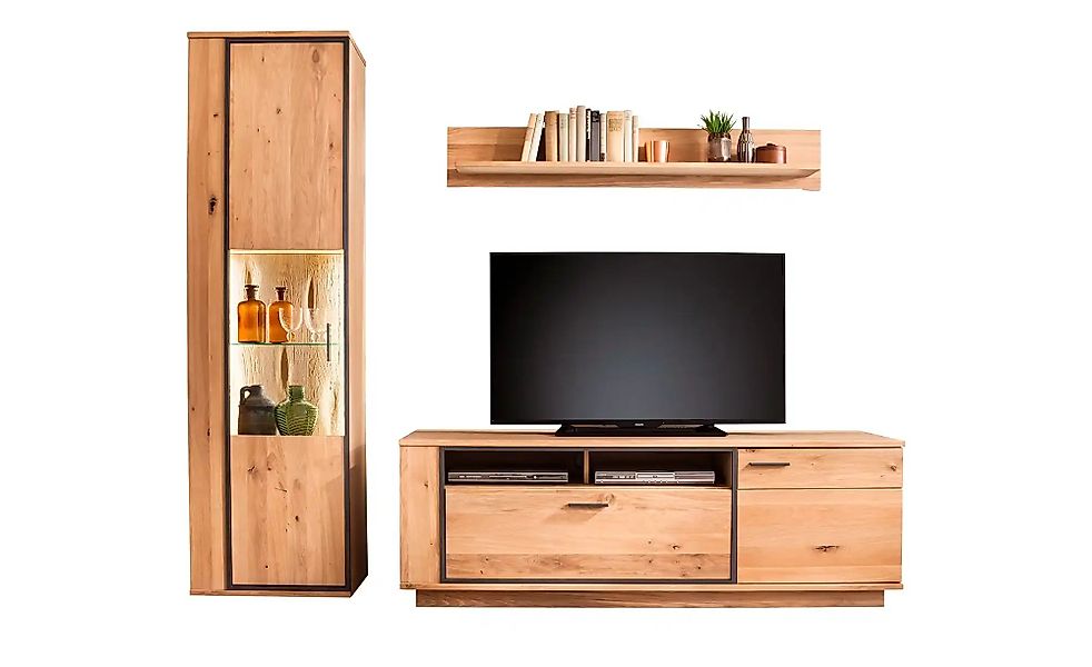 Woodford Wohnkombination  Sania ¦ holzfarben ¦ Maße (cm): B: 240 H: 209 T: günstig online kaufen