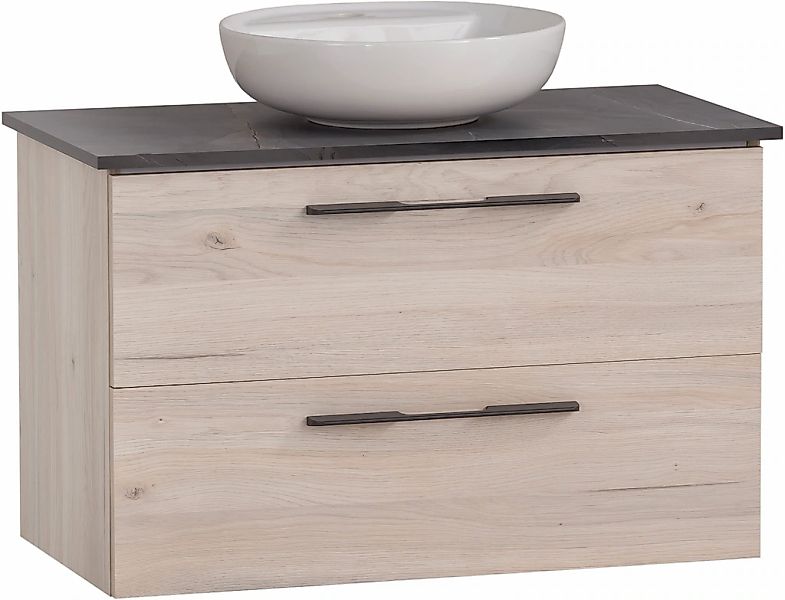 Schildmeyer Waschtisch "Maxim, Sandeiche + Marmor" 3 Stk. tlg. Made in Germ günstig online kaufen