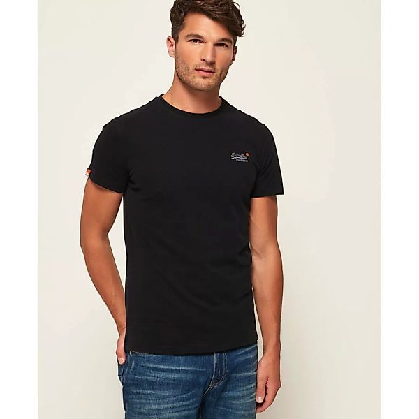 Superdry Orange Label Vintage Embroidered Kurzarm T-shirt XS Black günstig online kaufen