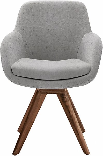 Musterring Esszimmerstuhl "Tavia", (Set), Flachgewebe, Stativgestell Wildnu günstig online kaufen