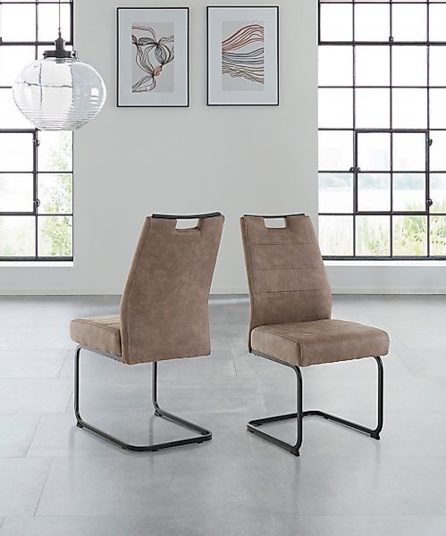 HELA Esszimmerstuhl "Lena", (Set), 2 St., Microfaser VINTAGE, 1, 2 und 4 St günstig online kaufen