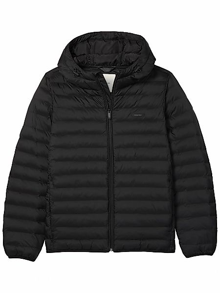 Calvin Klein Funktionsjacke "LS HOODED NYLON CHANNELED PUFFER" mit Kapuze R günstig online kaufen