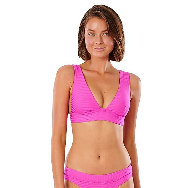 Rip Curl Premium Surf Deep V Bikini Oberteil L Pink günstig online kaufen