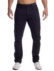 Egomaxx Stoffhose Stoff Jeans Tapered Leg günstig online kaufen