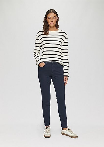 s.Oliver Chinos Hose Gewaschene Hose im Slim Fit aus Baumwollsatin günstig online kaufen