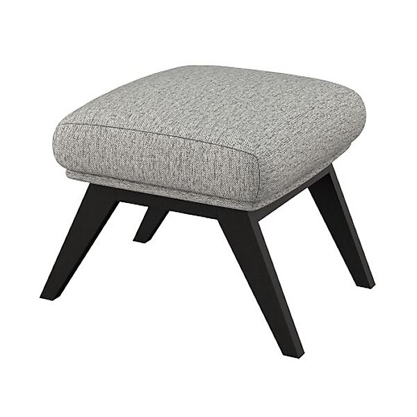 FLEXLUX Polsterhocker »Adria«, Fuß schwarz, Fußhocker für Ohrensessel günstig online kaufen