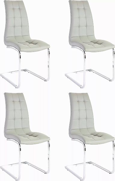 INOSIGN Freischwinger "Lola", (Set), 4 St., Kunstleder, 2 oder 4 Stück, Bez günstig online kaufen