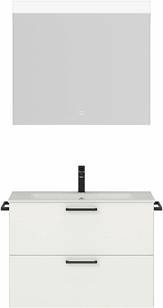 nobilia Badmöbel-Set "Tolvina" vormontiert, mit Soft-Close, 2 Stk. tlg. günstig online kaufen